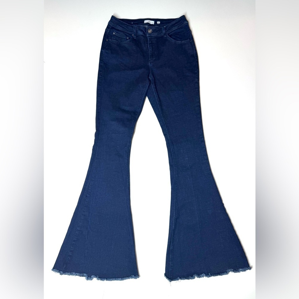 A loves A Women's Flared Jeans - Dark Blue Size- 27